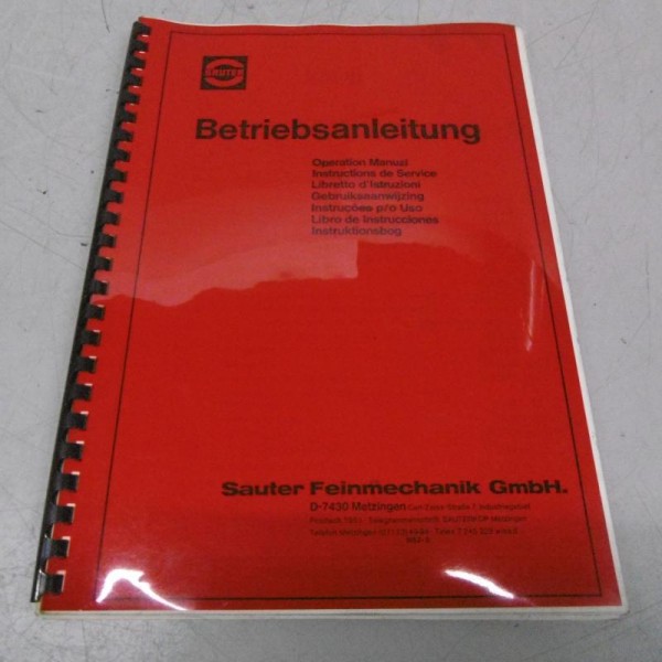 Bedienungsanleitung, Betreibsanleitung, Handbuch, Anleitung, Operation Manual für Hydro-Kopiereinric