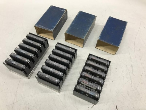 18 Stück Mini Kassette, Mini Cassettes 30 min. für Camcorder, Diktiergerät, Maschinen Datensicherung