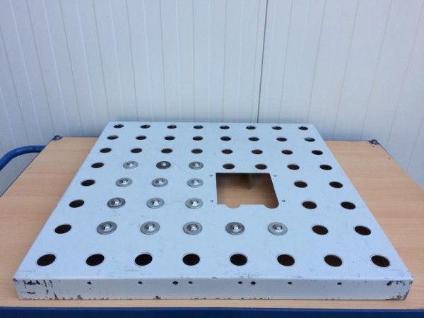 Kugelrollentisch für Rollenbahnbreite 800 mm, Kugeltisch zum Transport von Stückgütern, mit Kugelrol